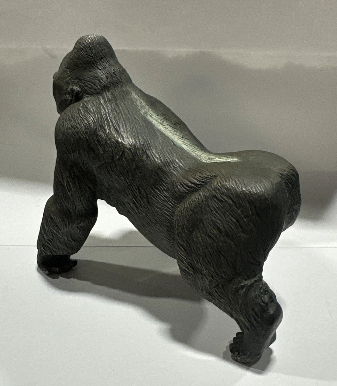 Barry Stein "Silver Back Gorilla" Lim Ed Bronze Sculpture 65/1000 Signed
