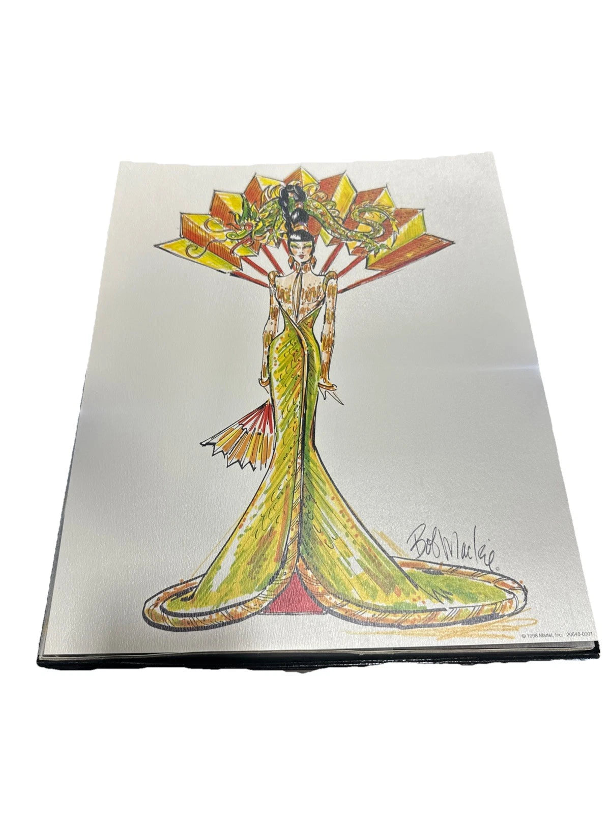 MATTEL 1998 BOB MACKIE FANTASY GODDESS OF ASIA BARBIE DOLL OPEN BOX