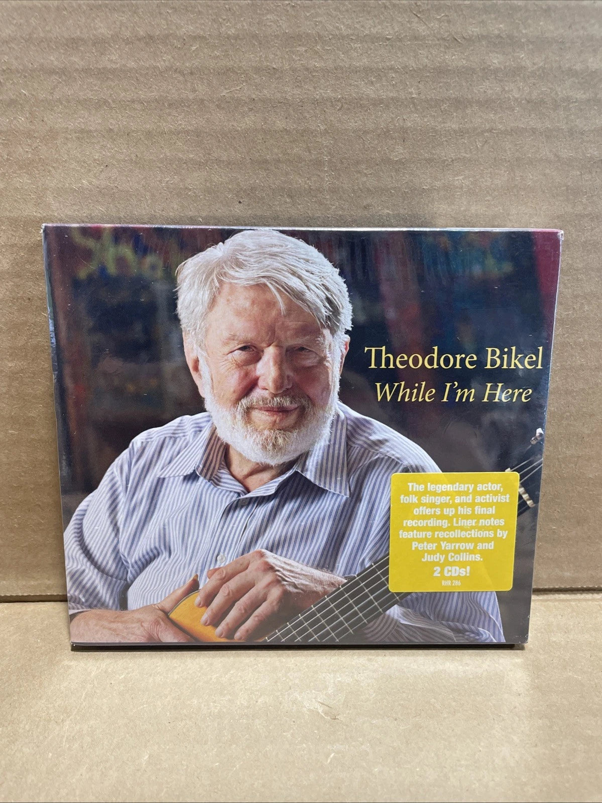 Theodore Bikel While I'm Here CD Jewish Folk Music 2016 2CD Set Activist