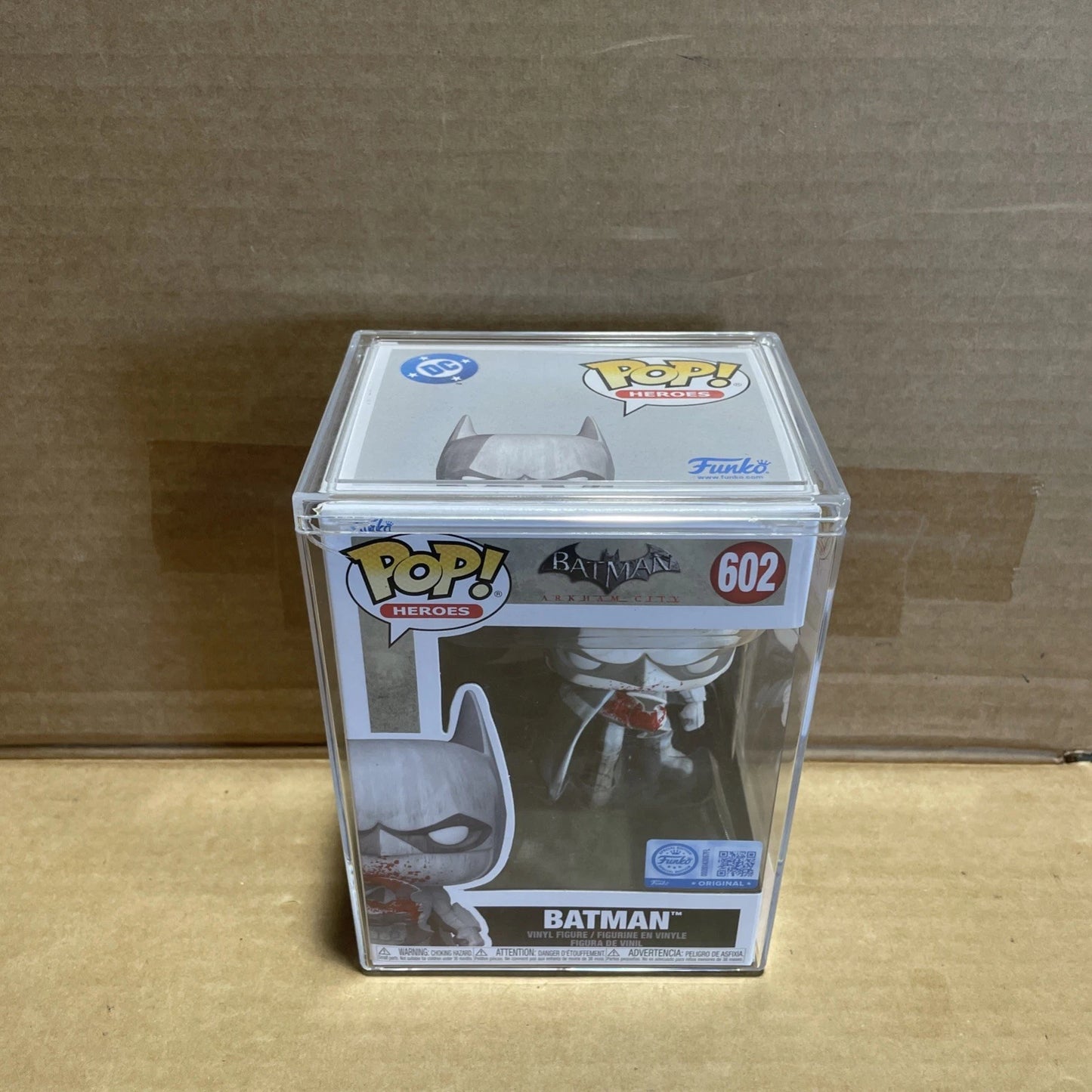 Funko Pop! Batman Arkham City - Batman #602 (GameStop Exclusive) With Protector