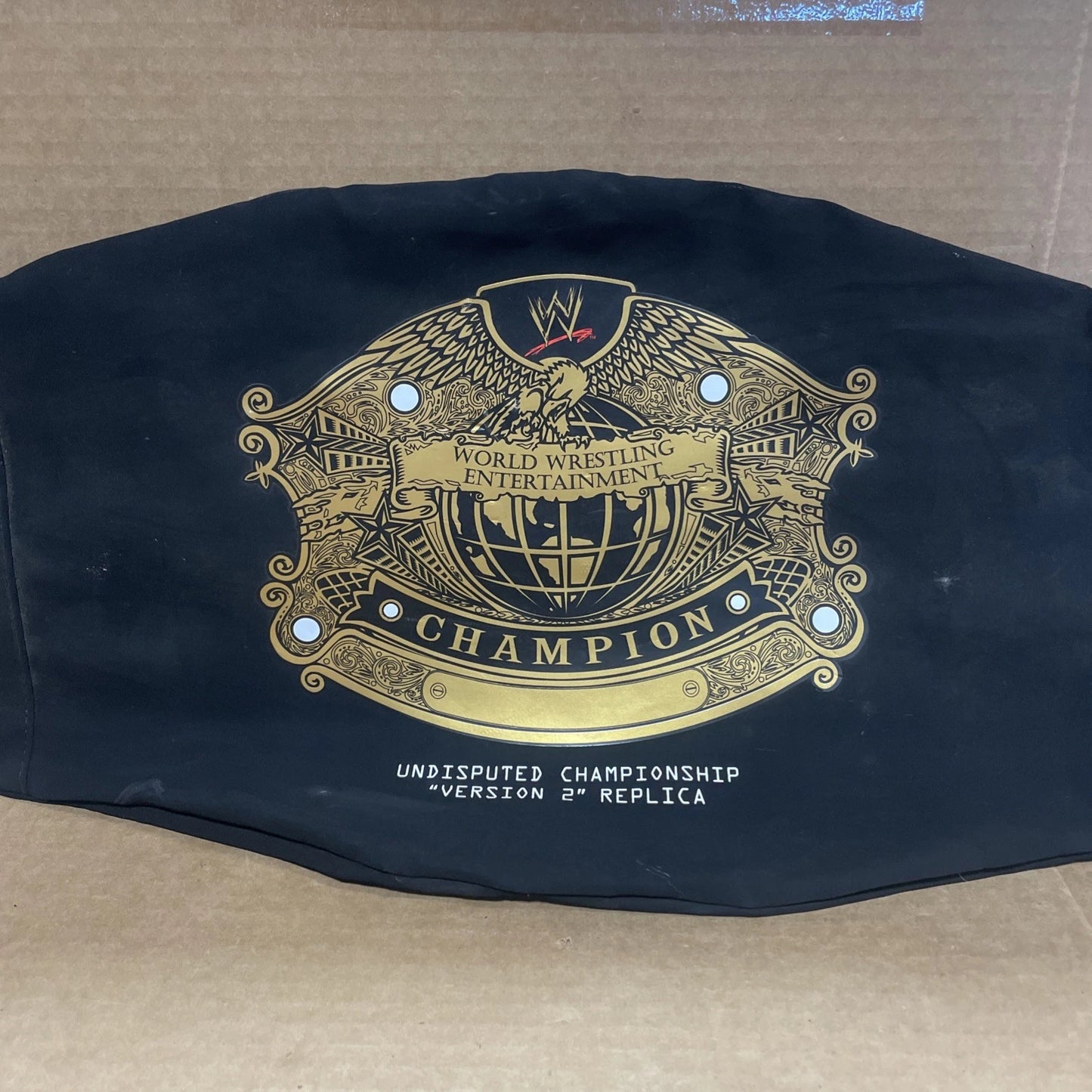 WWE Shop Official Undisputed Championship Replica W Bag Belt Version 2