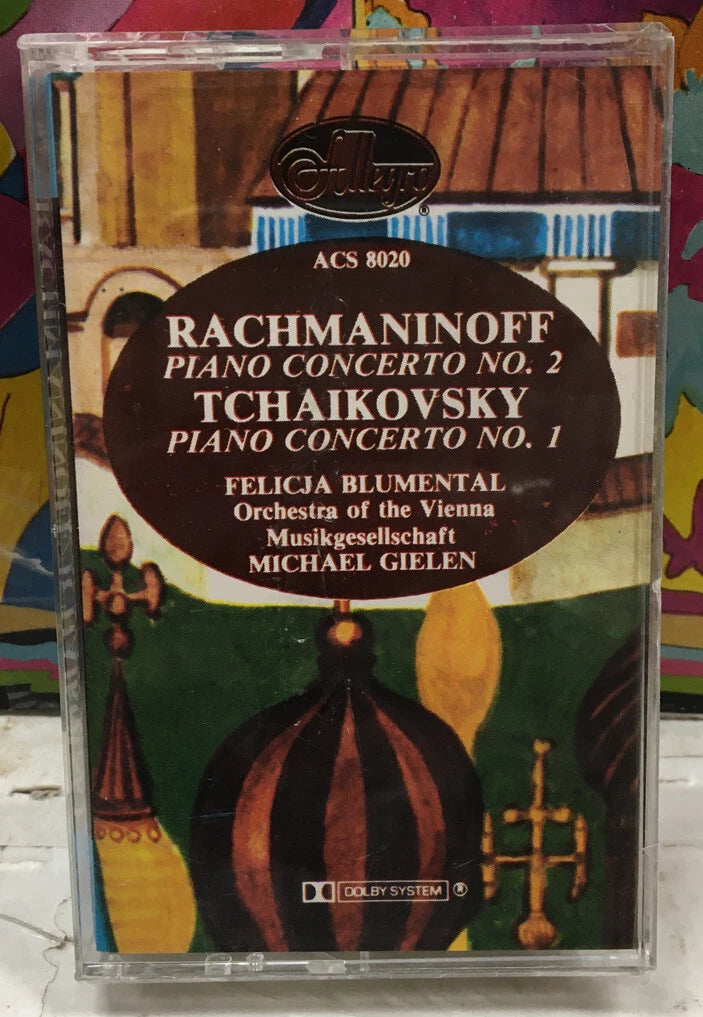 Rachmaninoff/Tchaikovsky Piano Concerti Cassette ACS8020