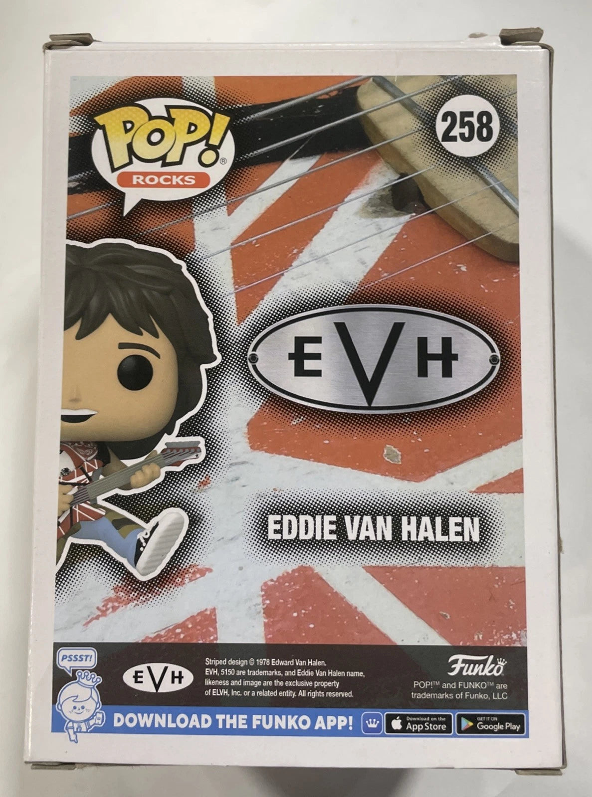 Funko Pop! Rocks Vinyl: Eddie Van Halen - Eddie Van Halen #258