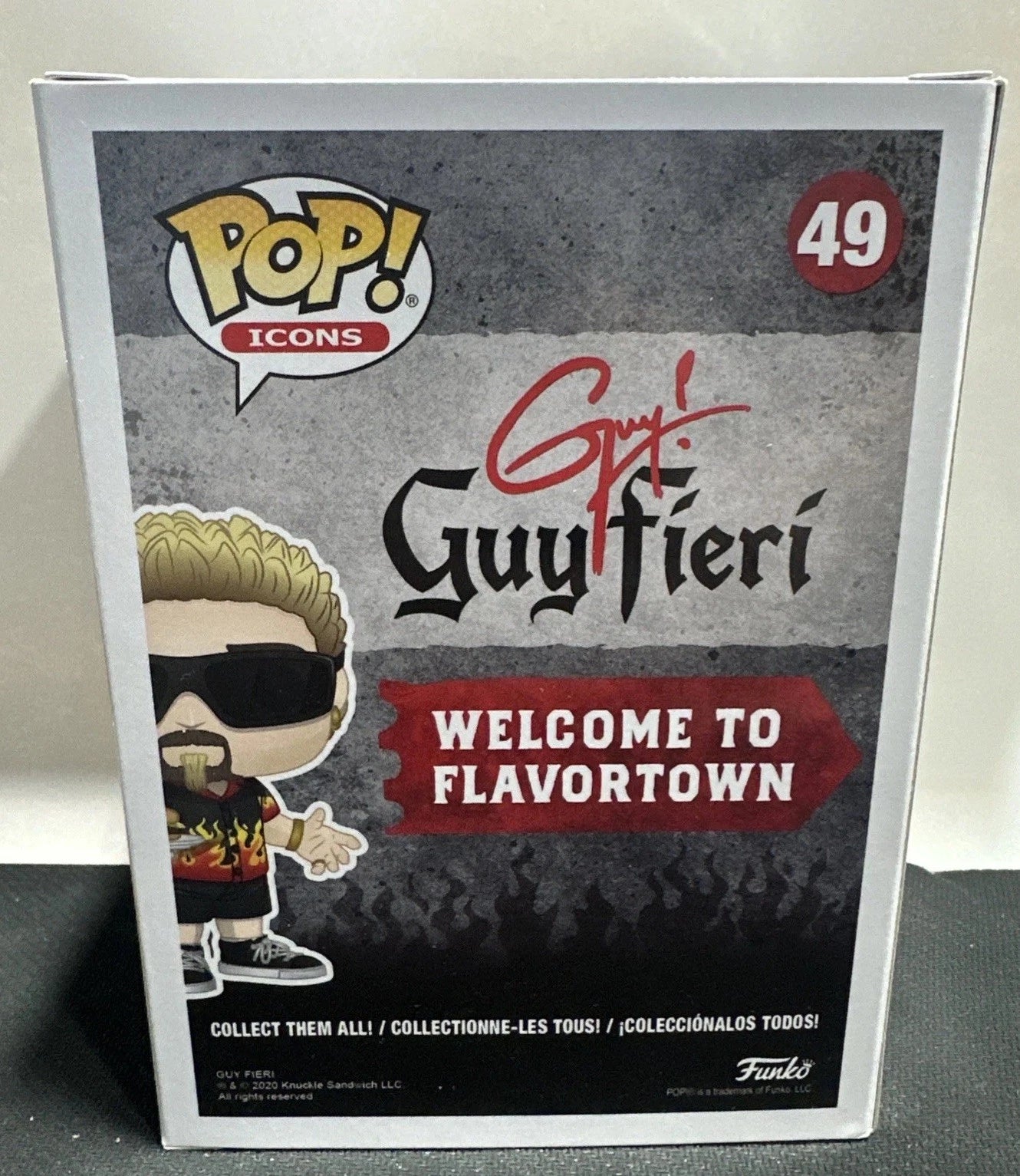 Funko Pop! Vinyl: Icons - Guy Fieri #49 New With Plastic Protector!