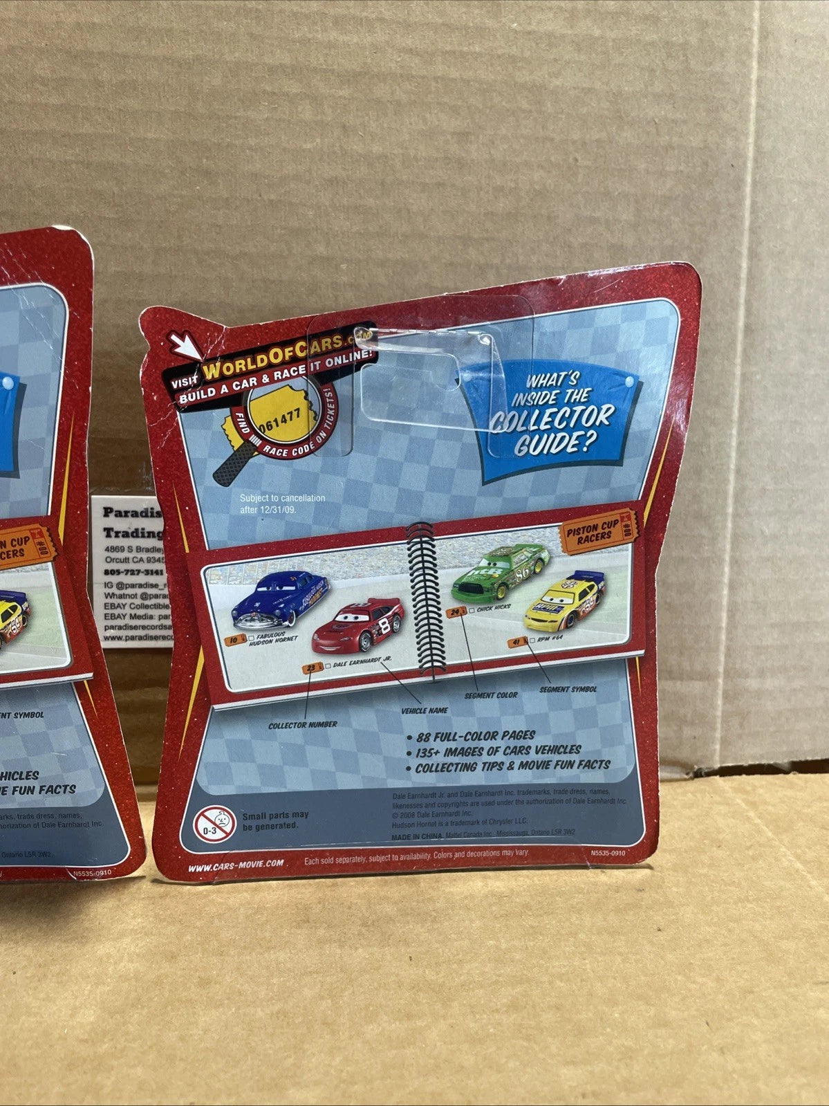Disney Pixar The World of Cars Race O Rama Series # 109 Night Vision McQueen