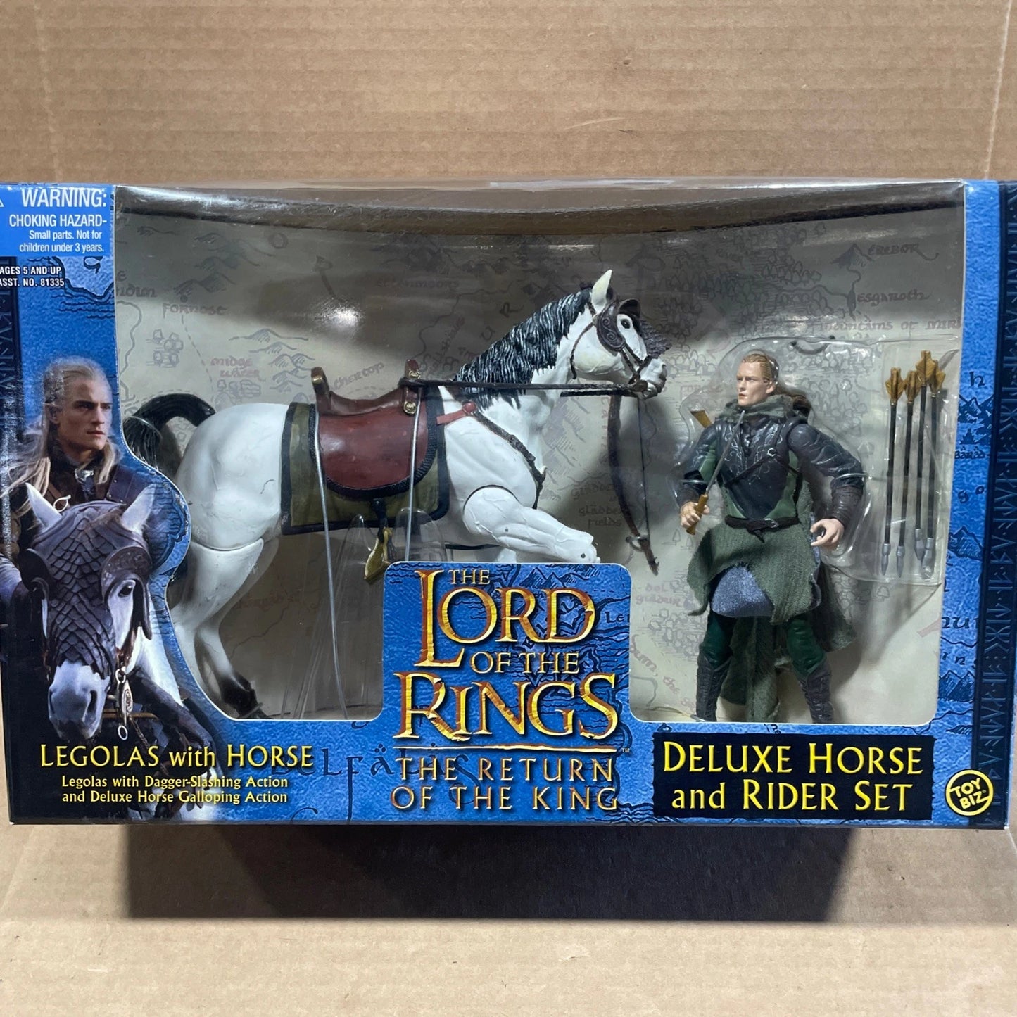 ToyBiz The Lord of the Rings Return of the King - Legolas with Horse Deluxe Set