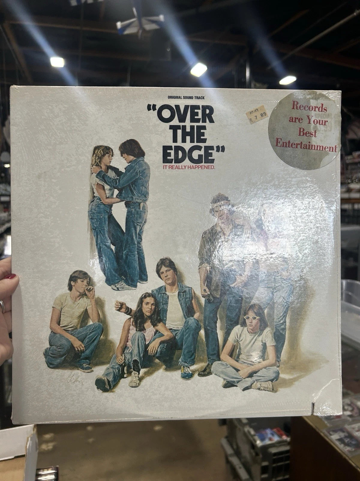 Over The Edge- Sound Track-New Sealed LP WB 3335 Van Halen Ramones Cars