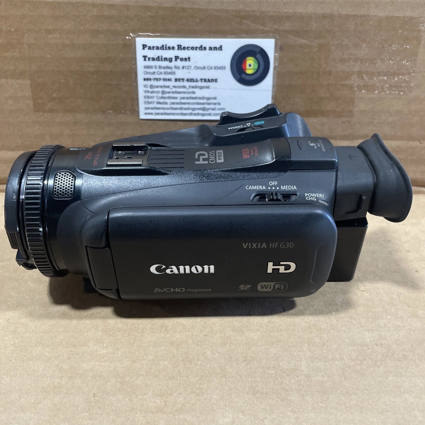 Canon Vixia HF G30 Full HD Camcorder & Opteka Titanium Series 0.3X HD Fisheye
