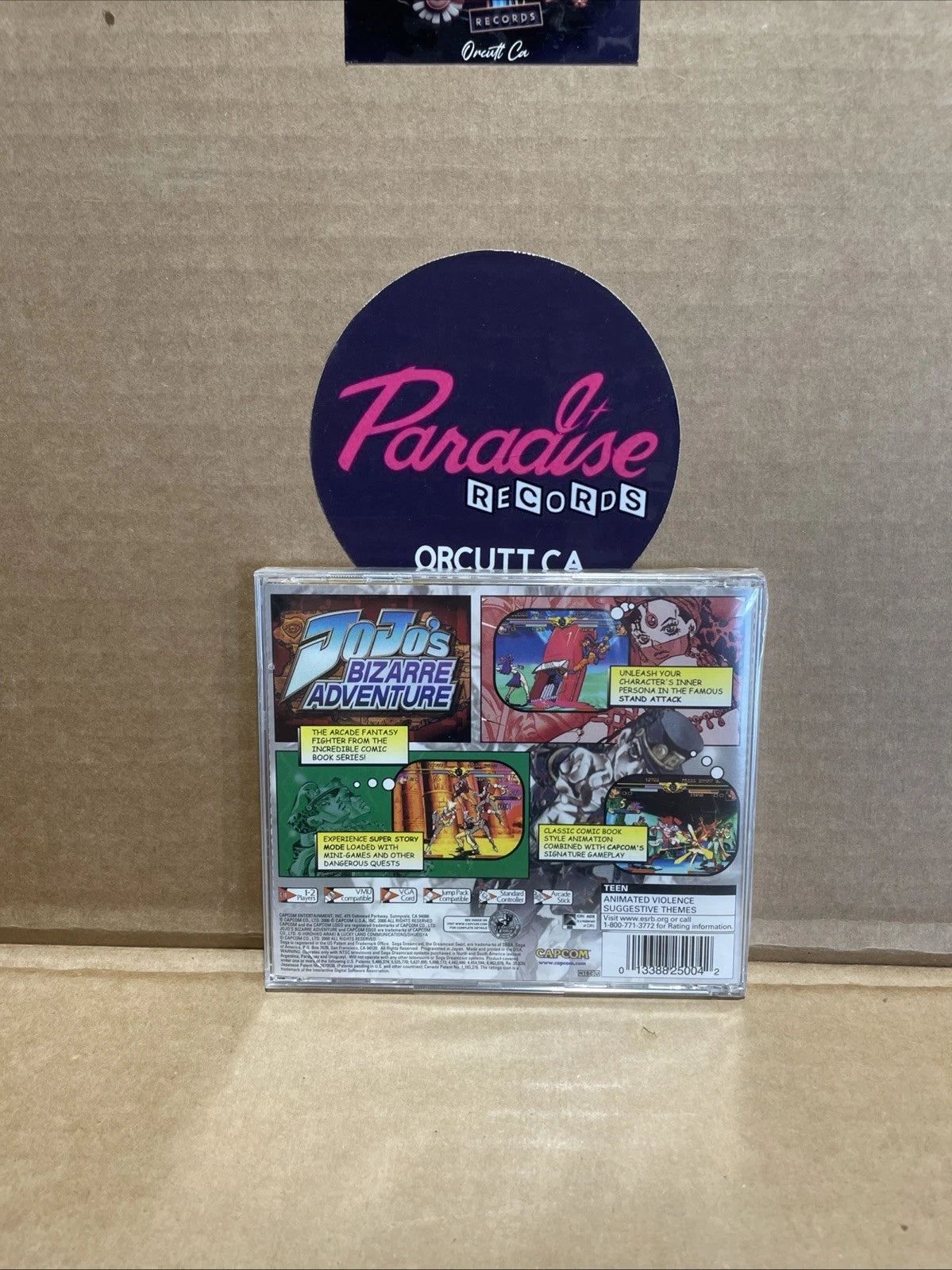 JoJo's Bizarre Adventure (Dreamcast, 2000) True Complete CIB RegCard and Insert!
