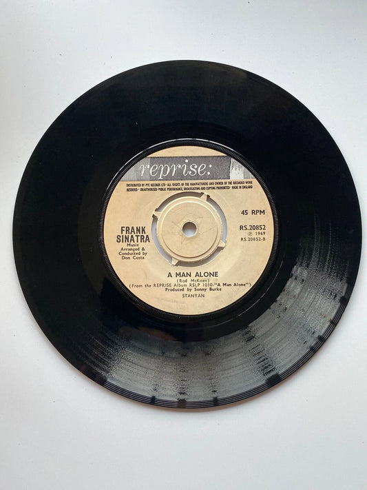 Frank Sinatra Love's Been Good To Me UK 45 7" single +A Man Alone