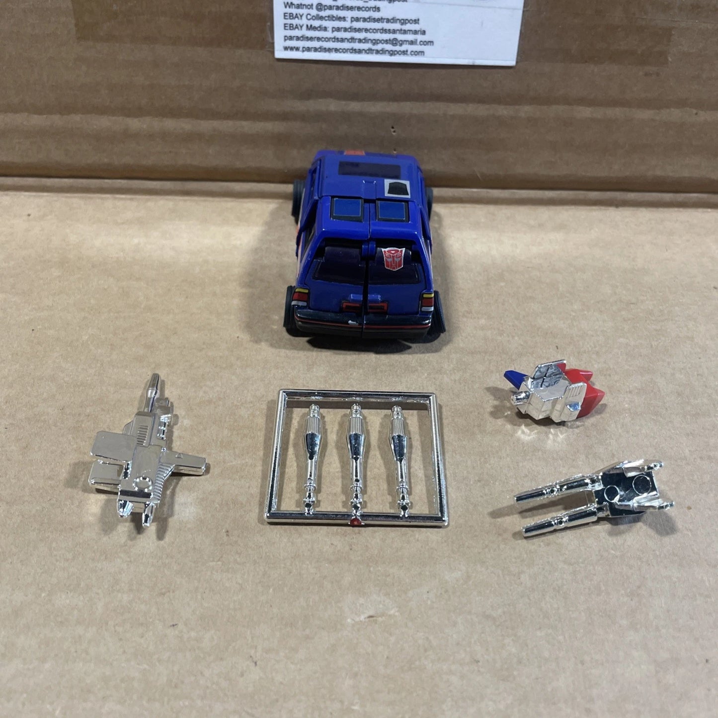 Skids 100% Complete 1985 G1 Transformers Hasbro Vintage Action Figure