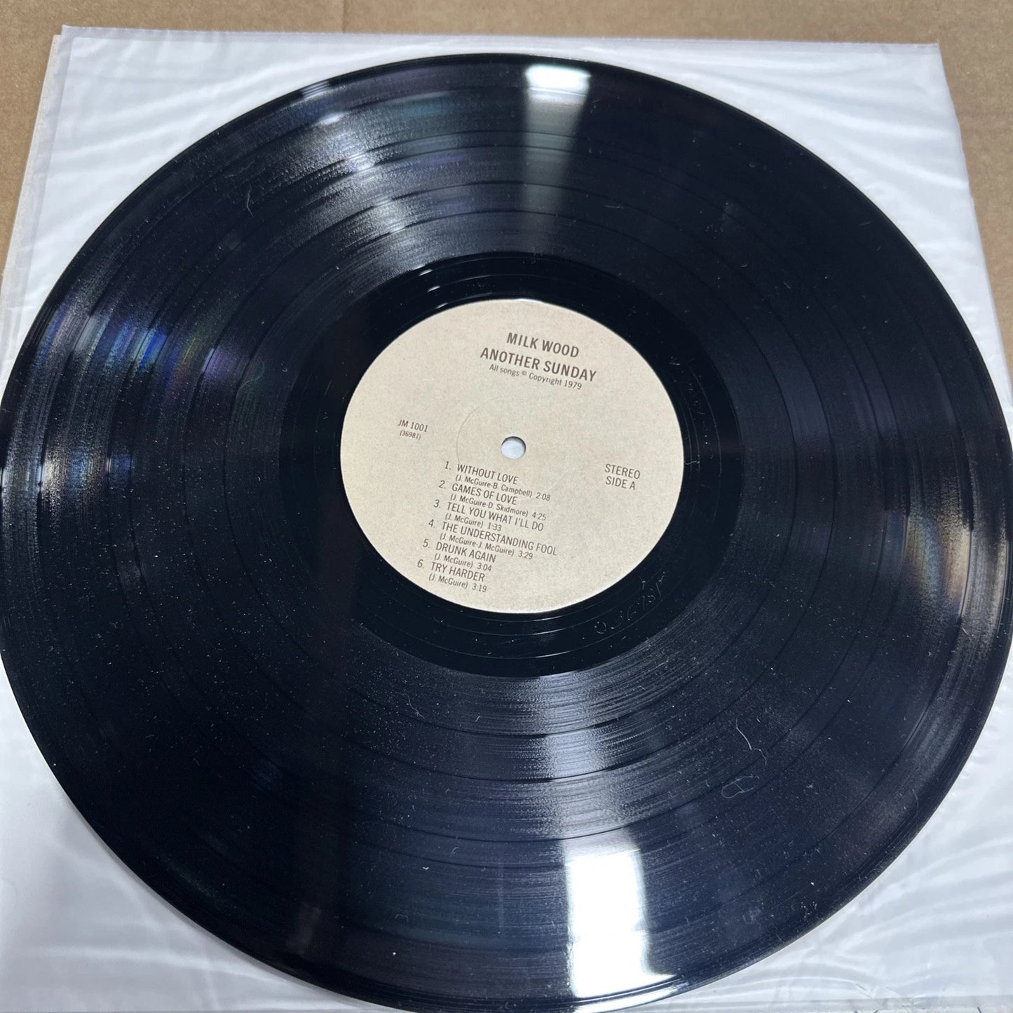 Rare Vinyl Record Milk Wood - Another Day 1976 Pressing Signature VG