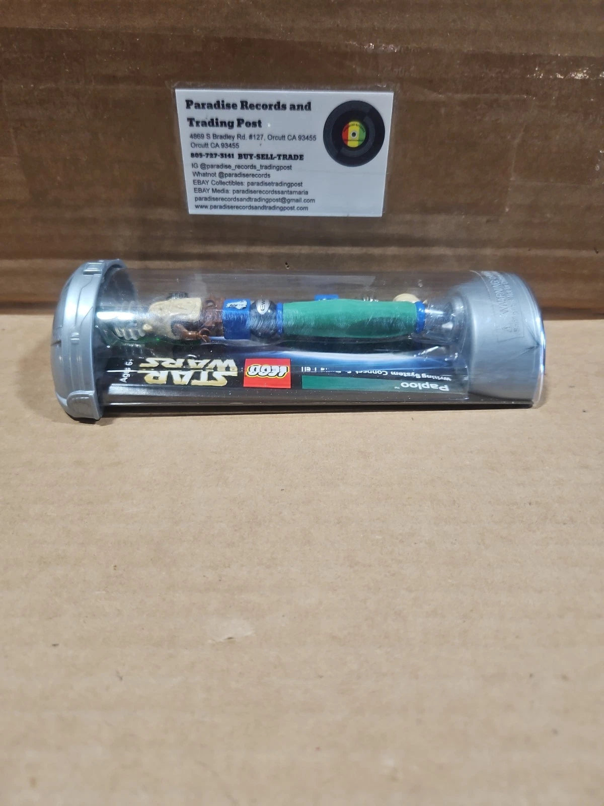 LEGO STAR WARS Customizable Ewok Pen with Paploo Minifigure 2000’s Rare Open Box