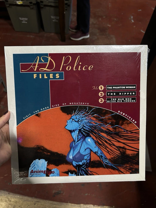 A.D. Police Files - Vols. 1-3 (Laserdisc, 1994) New Sealed