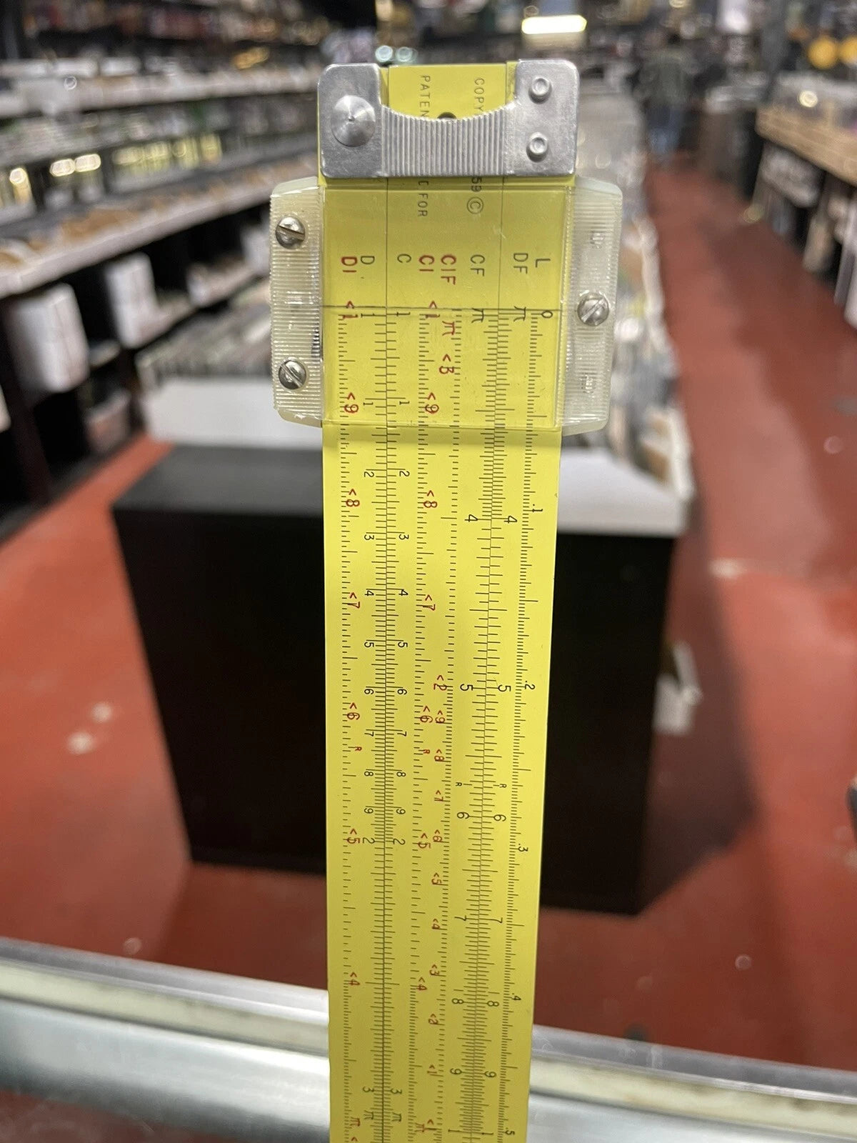 VTG 1959 PICKETT SLIDE RULE AND CASE
