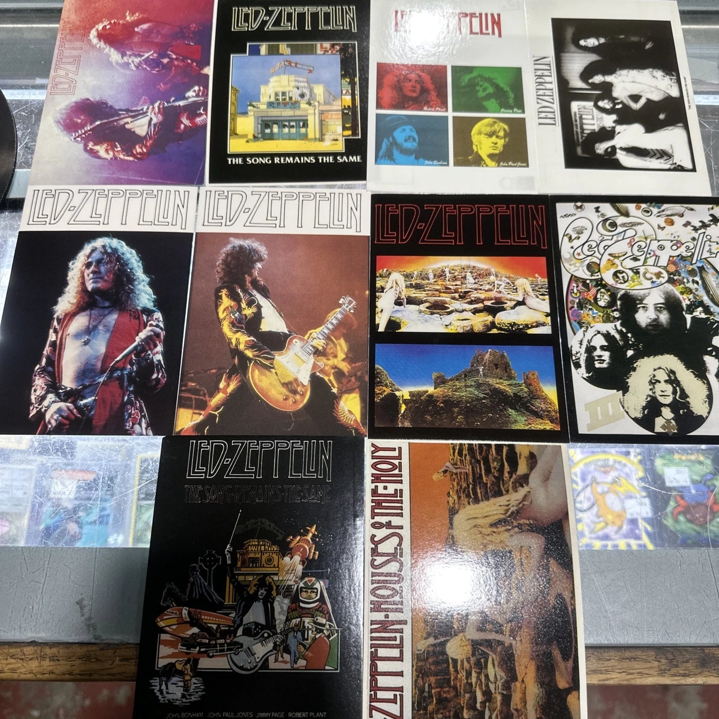 Led Zeppelin Jimmy Page, Vintage Postcards About 4x6 22 Lot