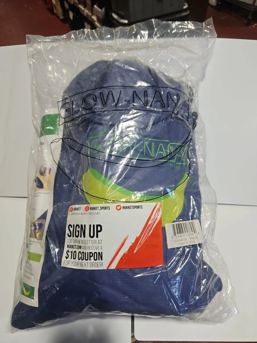 Glow Nana Inflatable Air Lounger & Carry Bag Blue Outdoor Camping Outdoor Movies