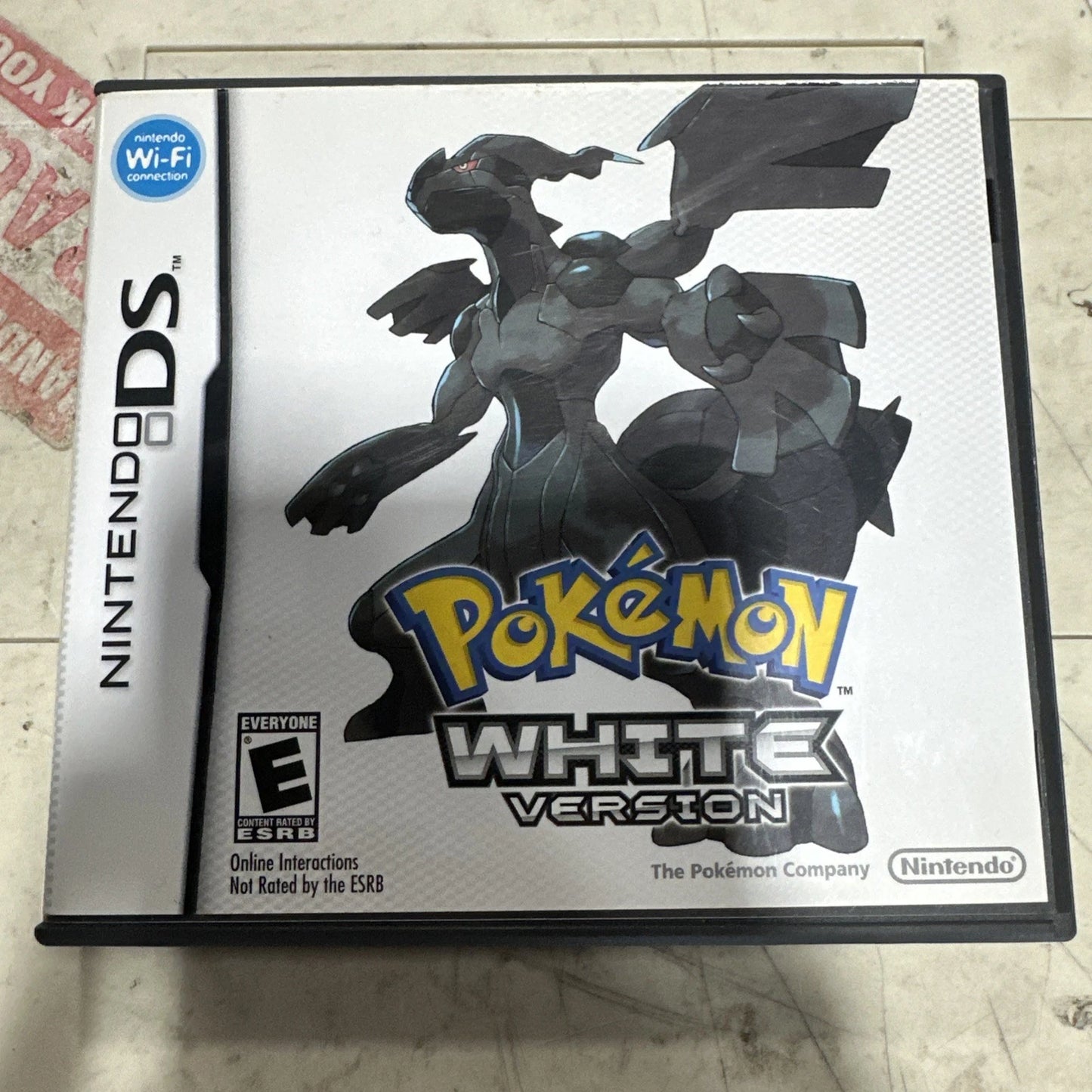 Authentic Pokemon White (Nintendo DS, 2010) Japanese Version With English Case