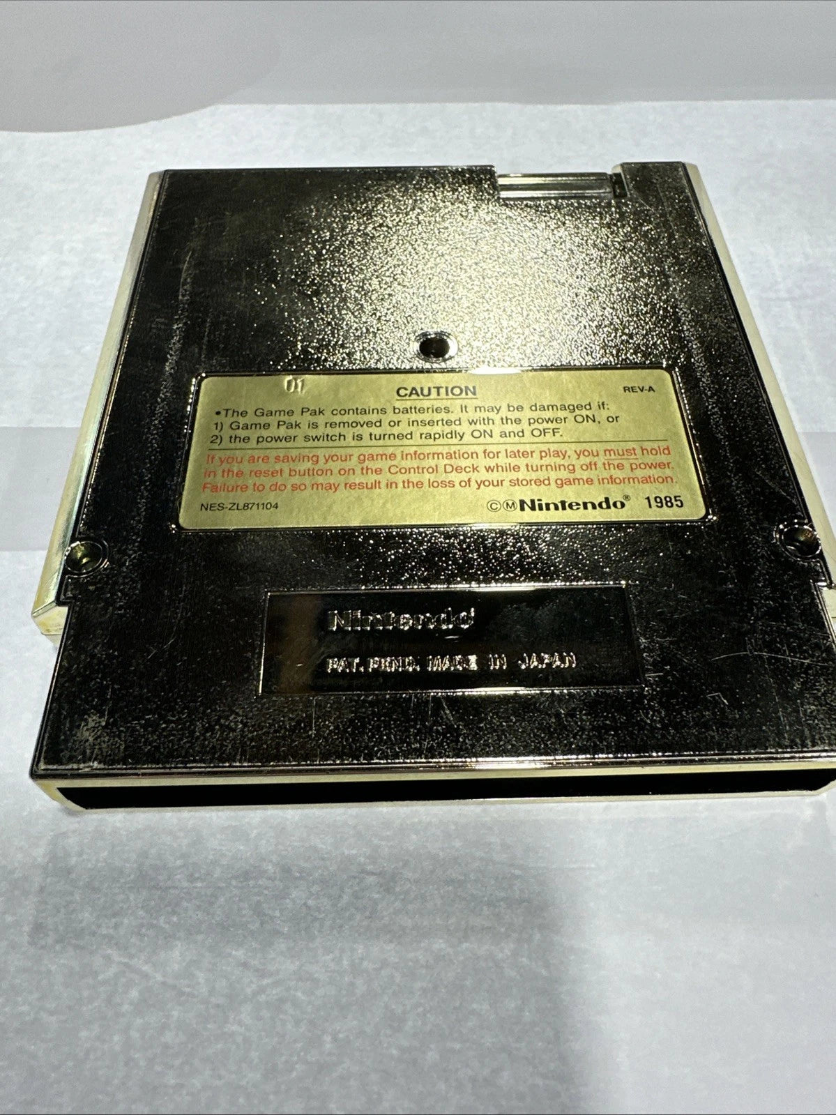 Legend of Zelda II: The Adventure of Link (NES) gold cart w/ manual TESTED