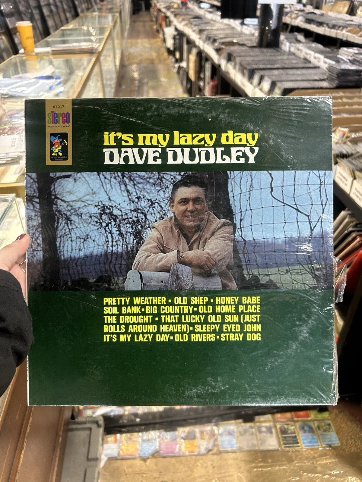 DAVE DUDLEY It's my lazy day LP USA 1965 MOUNTAIN DEW S7017 New Sealed