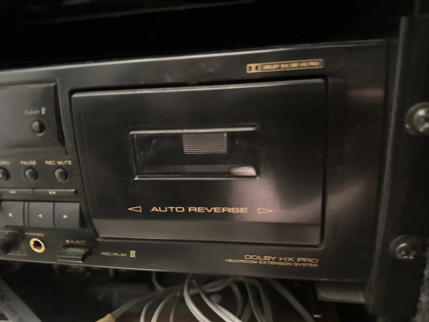 Vtg TEAC W-790R Double Cassette Deck