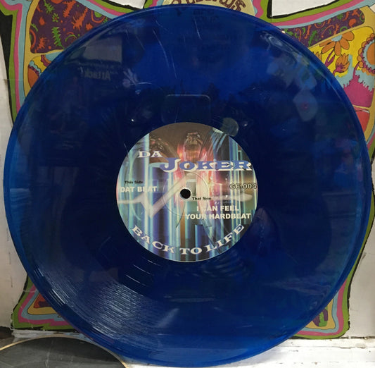 Da Joker Back To Life 10” Single GE-004 Blue