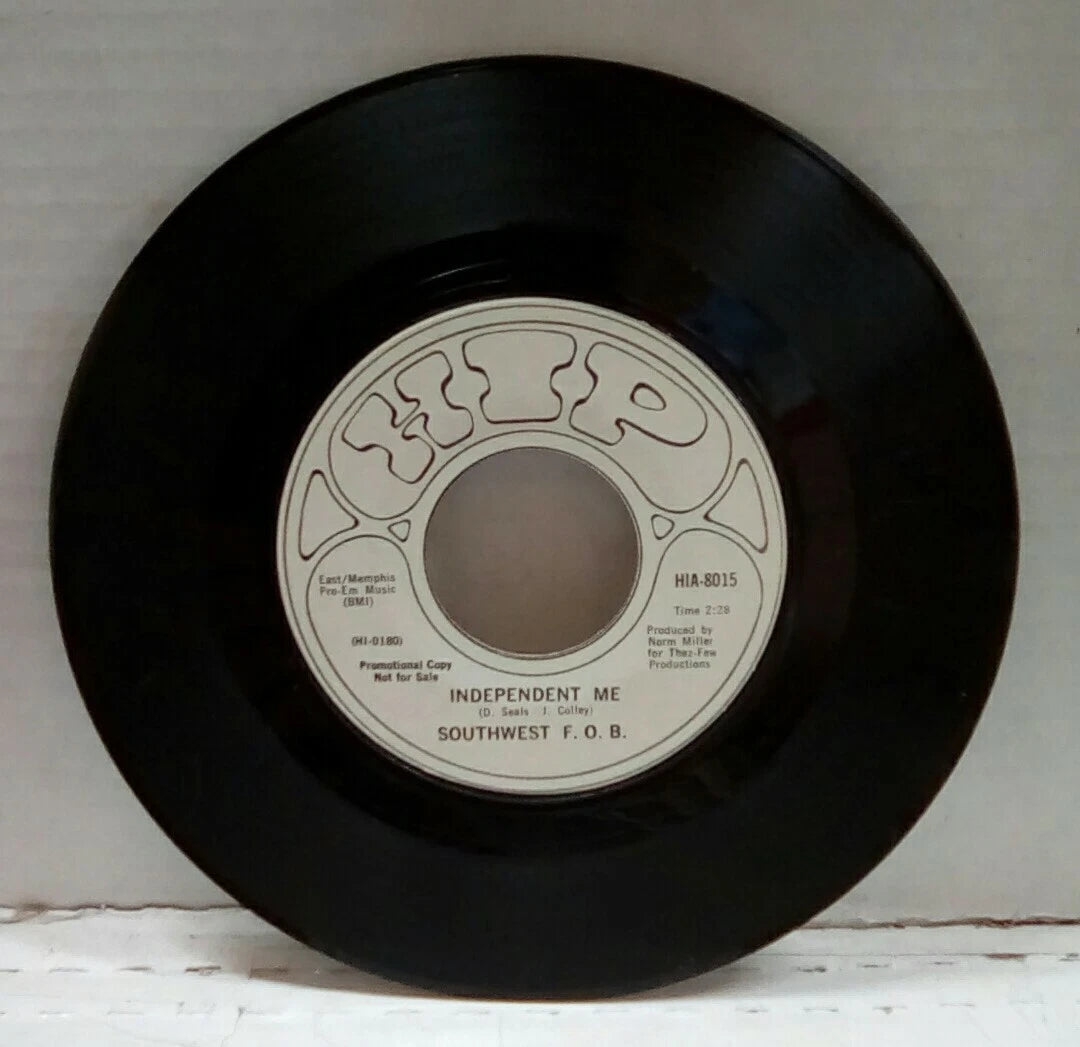Southwest F.O.B. As I Look At You/Independent Me Promo 7" Single HIA-8015