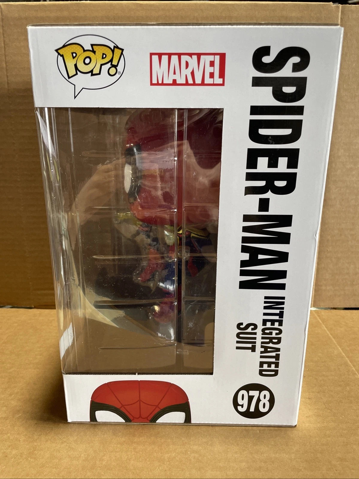 Funko Pop Jumbo 10": Marvel - Spider-Man Integrated Suit Walmart Exclusive #978