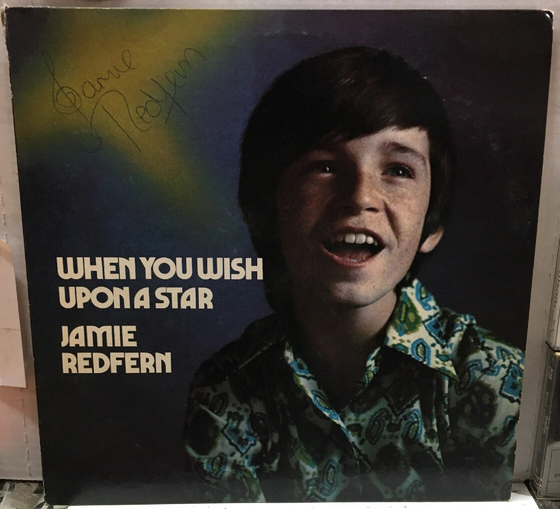 Jamie Redfern When You Wish Upon A Star Autographed Record