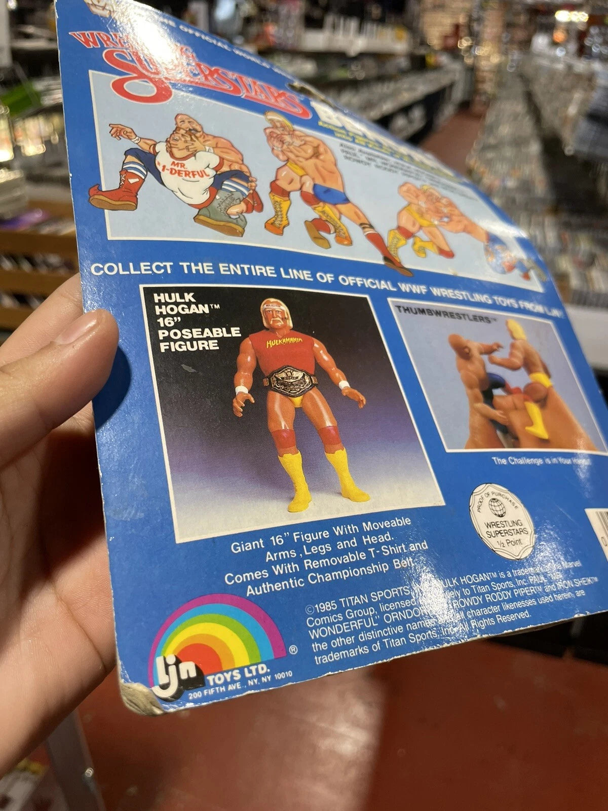 THE IRON SHEIK - WWF WRESTLING SUPERSTARS - VINTAGE 1985 LJN FIGURE - WWE