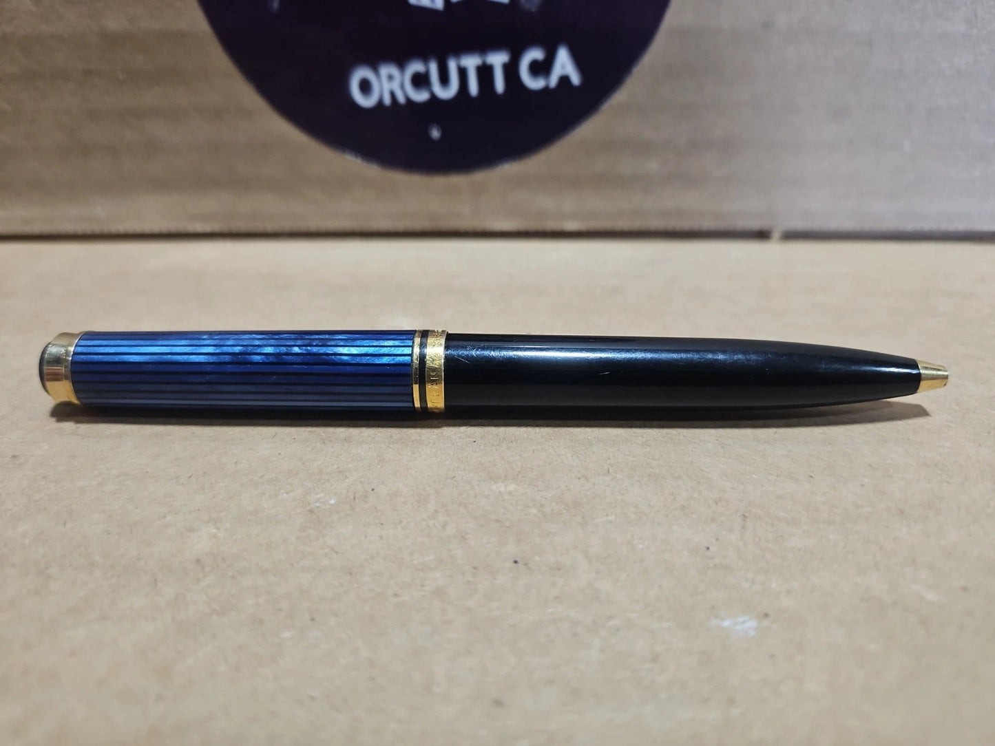 Pelikan K600 Ballpoint Pen Black & Blue Rare Souveraen
