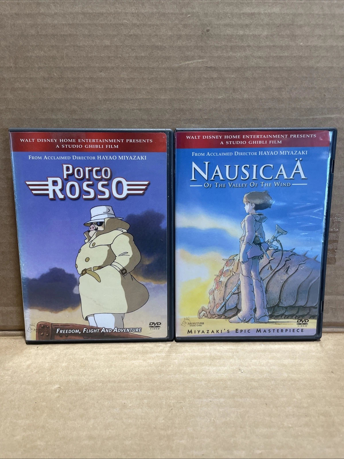 Nausicaa of the Valley of the Wind 2-Disc DVD Studio Ghibli Miyazaki SLIPCOVER
