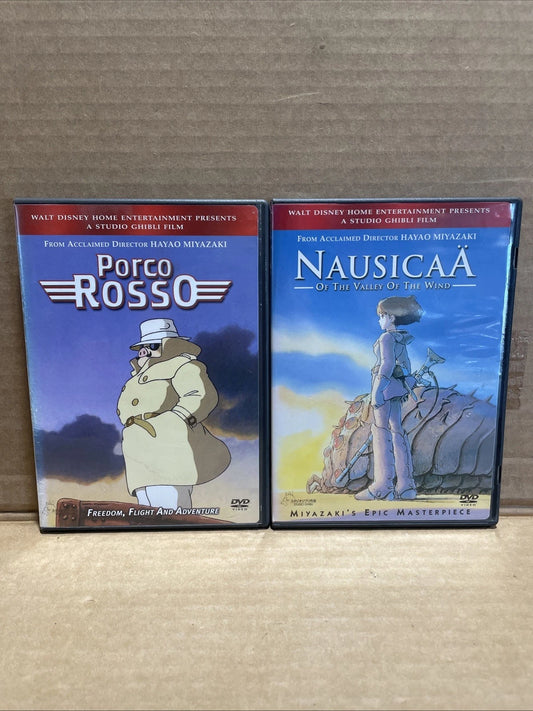 Nausicaa of the Valley of the Wind 2-Disc DVD Studio Ghibli Miyazaki SLIPCOVER