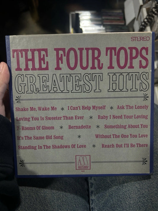 The Four Tops Greatest Hits Reel To Reel 7-1/2 IPs. Play-tested! Motown