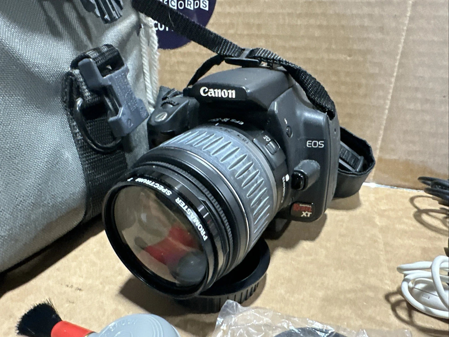 Canon EOS Rebel XT 350D DSLR + Tamron 18-250mm Lens + Battery & Charger Untested