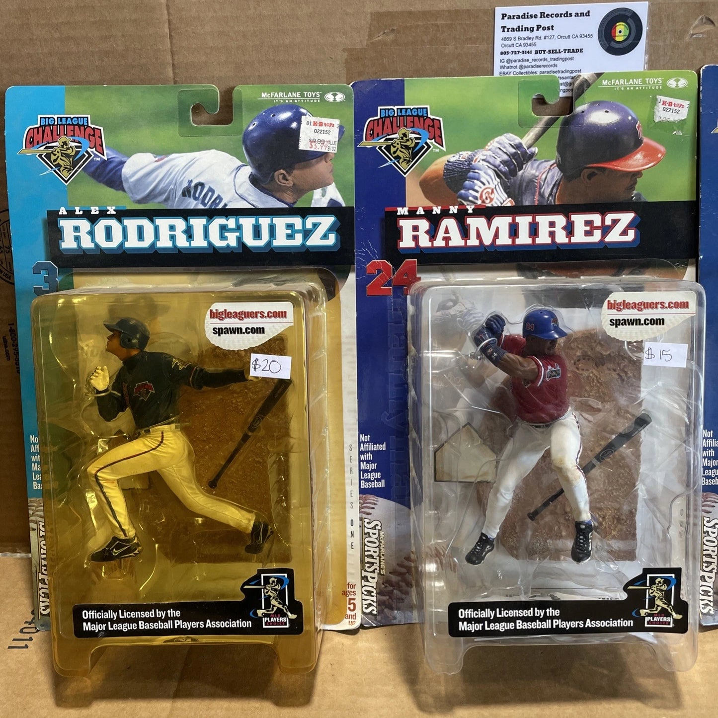 MCFARLANE FIGURES BRYCE HARPER DON MATTINGLY ALEX RODRIGUEZ LOT OF 9