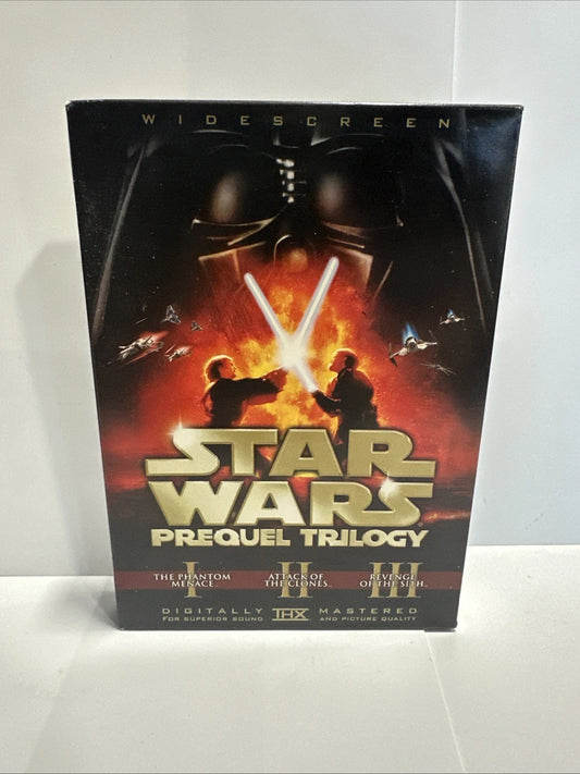 STAR WARS PREQUEL TRILOGY (DVD) NEAR MINT