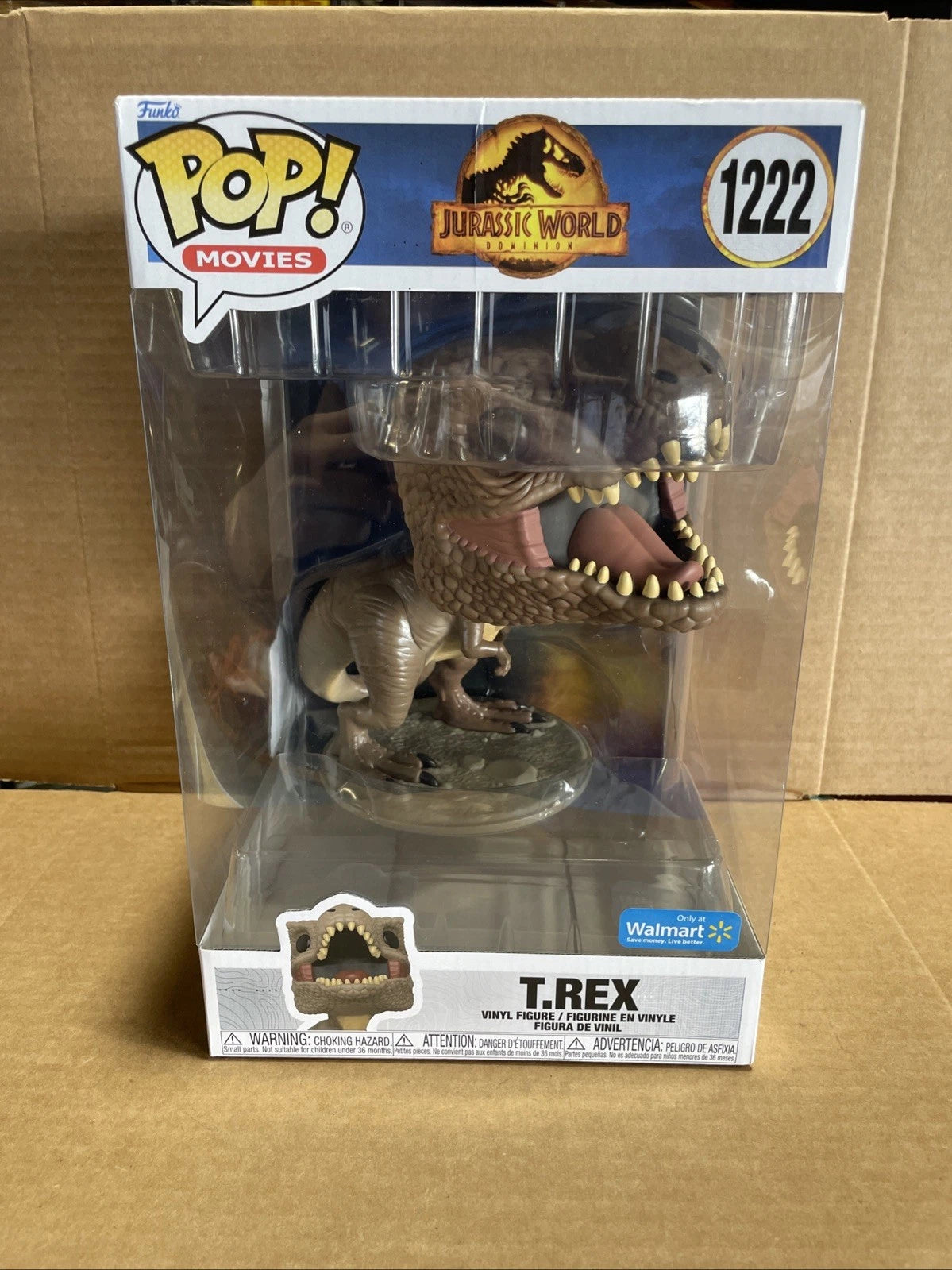 NEW Funko POP Movies 400 T-REX Tyrannosaurus Rex Jurassic World 3 Figure #1222