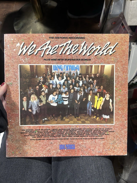 We Are the World - Various Artists USA FOR AFRICA (1985, Vinyl LP) USA-40043