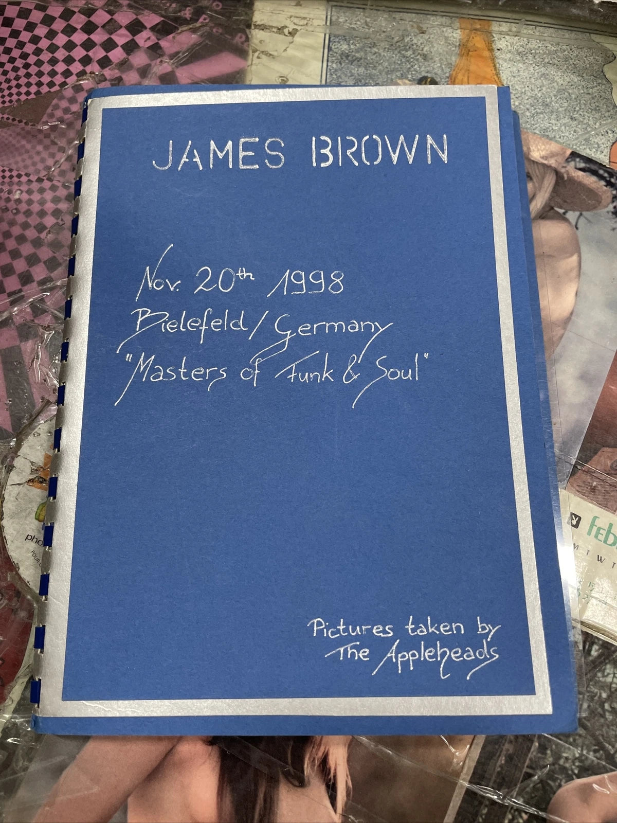James Brown Live Nov. 20th 1998 Bielefeld, Germany Booklet And Photos