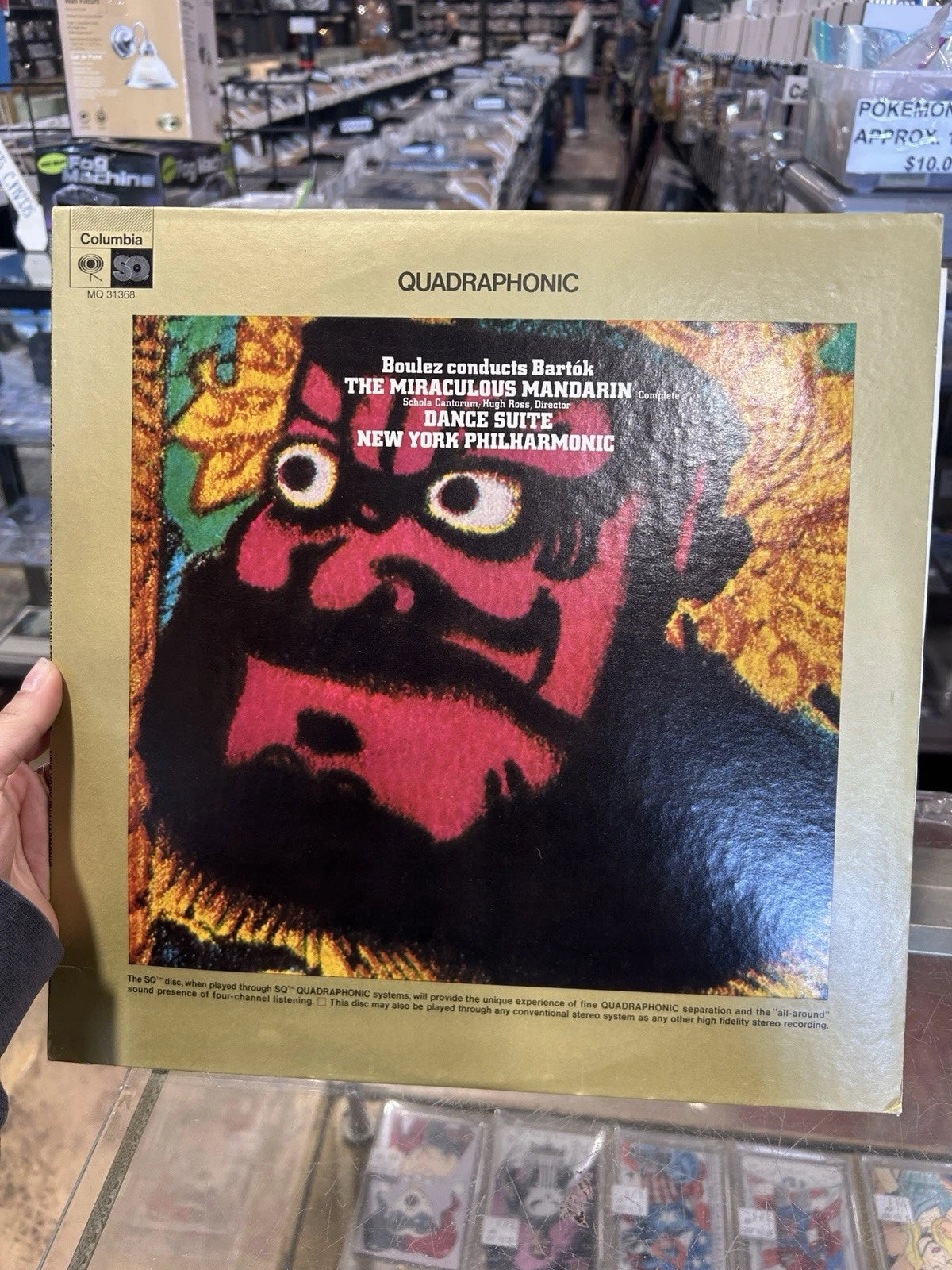 Boulez conducts Bartók THE MIRACULOUS MANDARIN LP