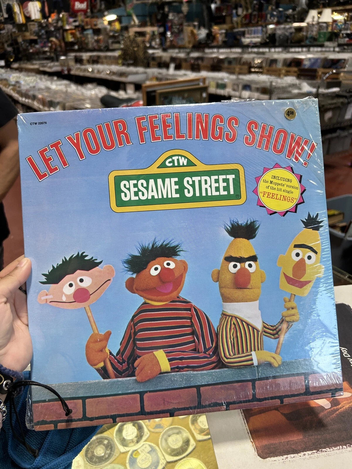 Sesame Street: Let Your Feelings Show! LP SEALED, Muppets