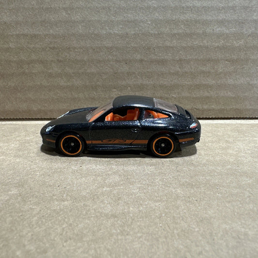 2010 Hot Wheels Speed Machines Porsche 911 GT3 Road Cup Black