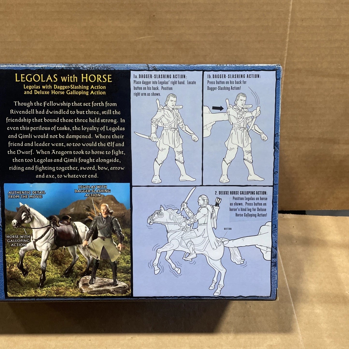ToyBiz The Lord of the Rings Return of the King - Legolas with Horse Deluxe Set