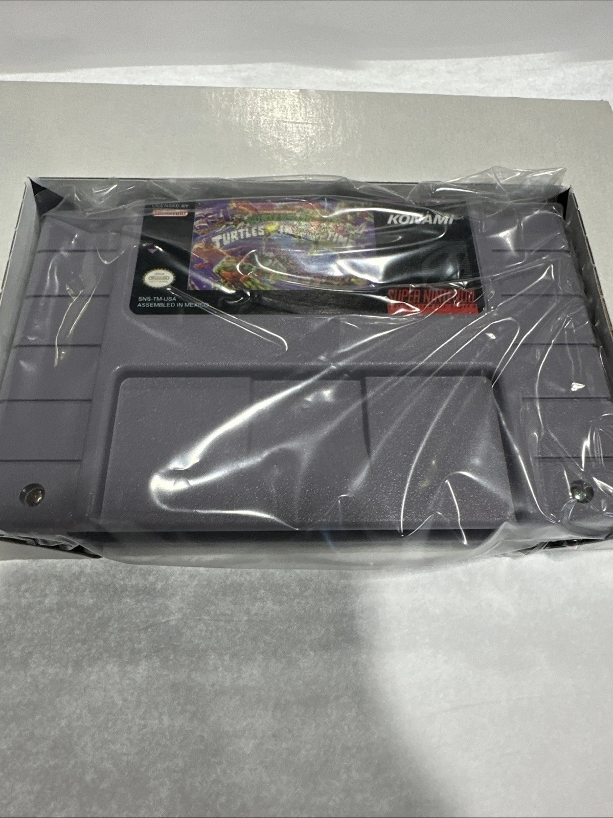 Teenage Mutant Ninja Turtles IV: Turtles in Time SNES, 1992 Mexico Version
