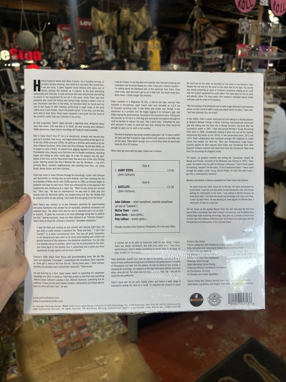 John Coltrane - The Tiberi Tapes: A Preview Of The Mythic Recordings RSD 2026 LP
