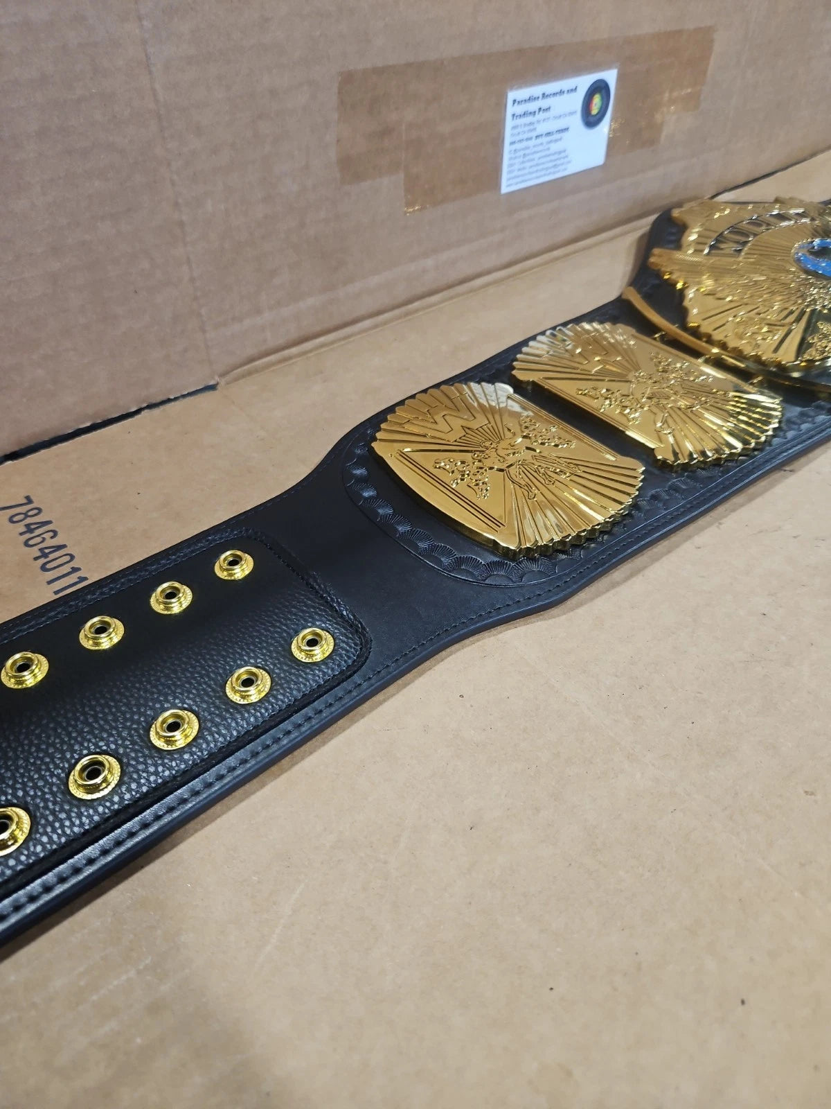 WWE Shop Winged Eagle Championship Dual Plated Replica Belt Authentic With Bag