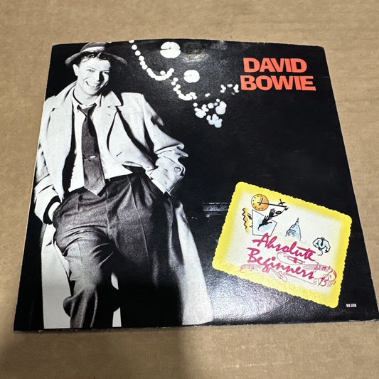 OPENED- EMI AMERICA RECORDS- DAVID BOWIE "Absolute Beginners" 7-INCH SINGLE