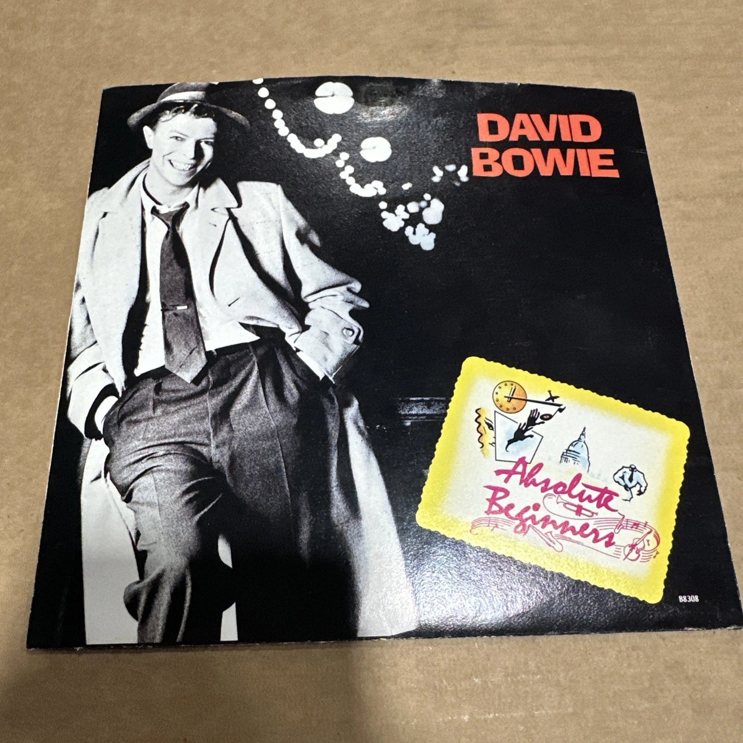 OPENED- EMI AMERICA RECORDS- DAVID BOWIE "Absolute Beginners" 7-INCH SINGLE