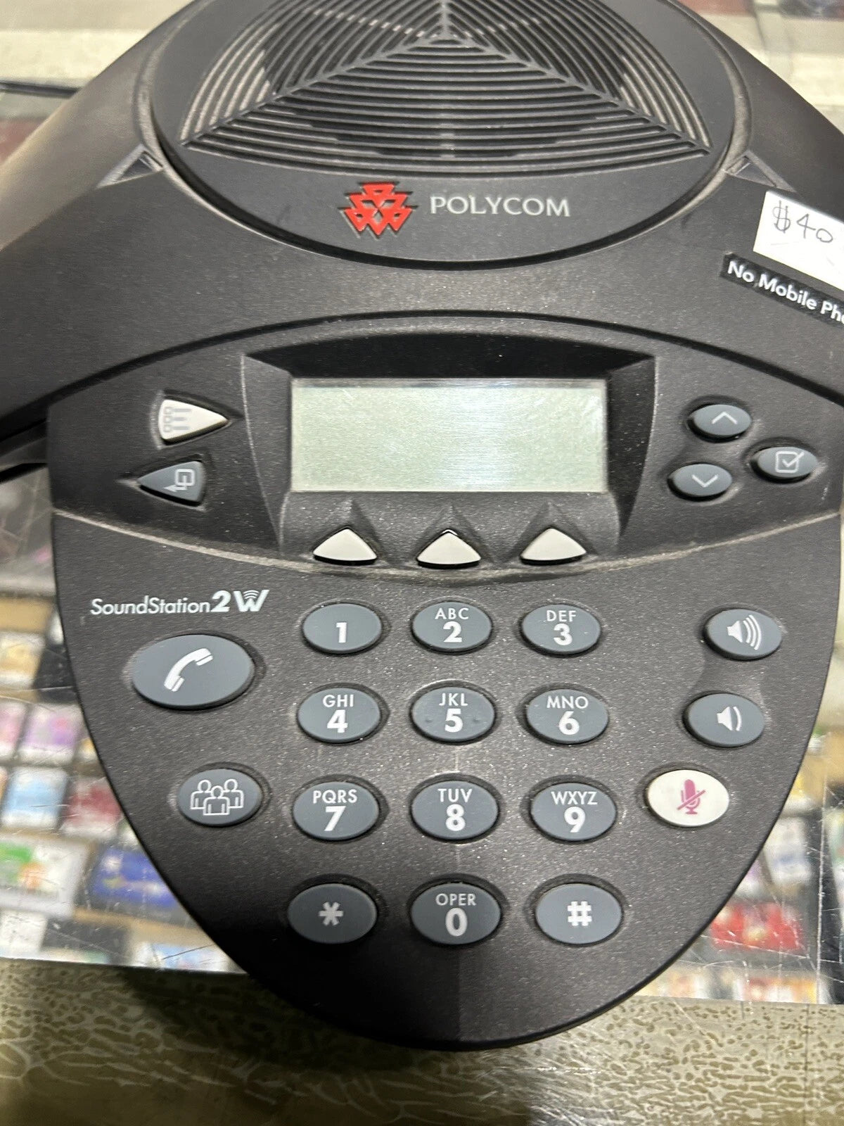 Polycom SoundStation 2 Conference Phone 2201-16200-601 With Power supply